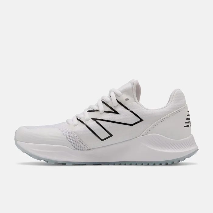 Kids 4040 V6 Youth Turf Trainer White With Black New Balance Cleats Kids 4040 V6 Youth Turf Trainer White With Black New Balance Cleats