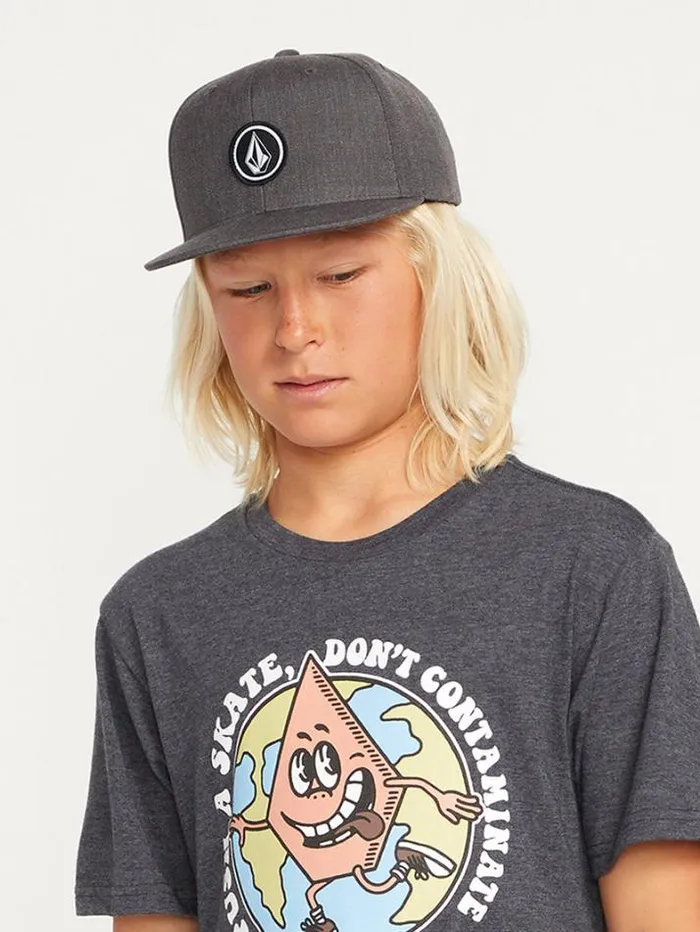 Kids Accessories Volcom Big Boys Quarter Twill Hat 8211 Charcoal Heather