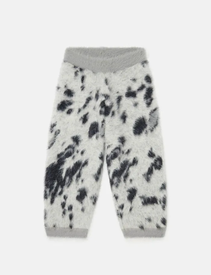 Kids Appaloosa Pattern Joggers Ivory Stella McCartney Pants and Shorts
