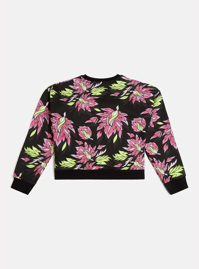 Kids Big Girl GUESS Orchid Pink Multi Jumper 716 Kids Big Girl GUESS Orchid Pink Multi Jumper 716