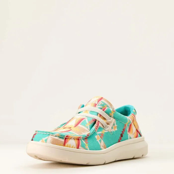 Kids Big Kids039 Footwear Ariat Hilo Shoe Turquoise Tempe