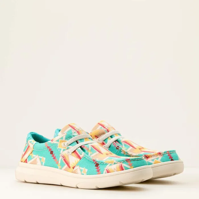 Kids Big Kids039 Footwear Ariat Hilo Shoe Turquoise Tempe