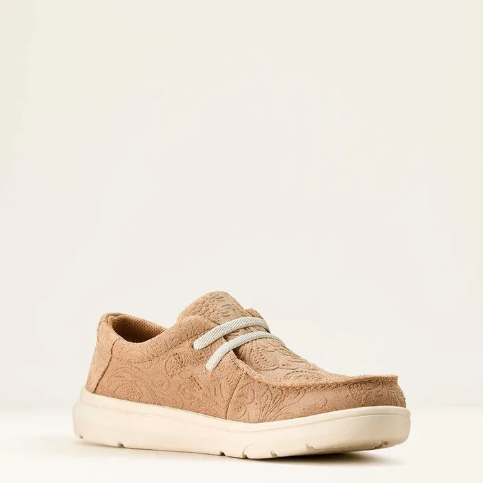 Kids Big Kids039 Footwear Ariat Hilo Tan Floral Emboss Kids Big Kids039 Footwear Ariat Hilo Tan Floral Emboss