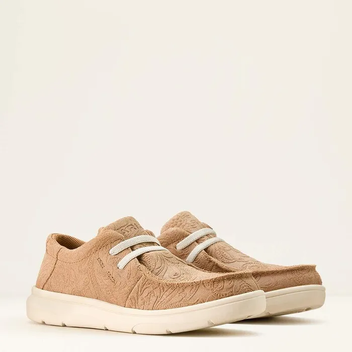 Kids Big Kids039 Footwear Ariat Hilo Tan Floral Emboss Kids Big Kids039 Footwear Ariat Hilo Tan Floral Emboss
