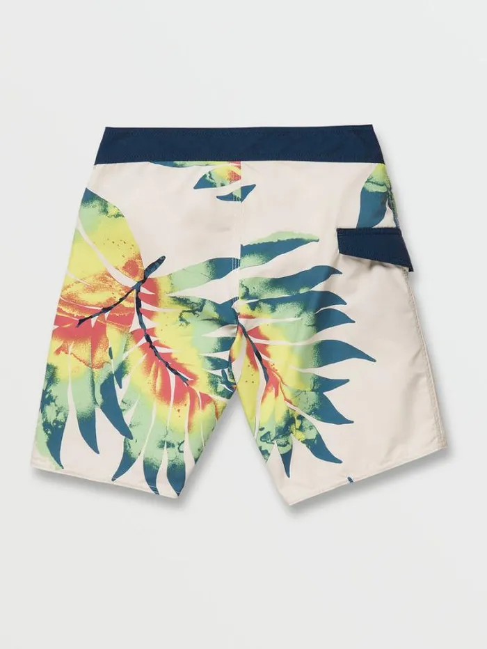 Kids Boardshorts and Trunks Volcom Big Boys Seeweed ModTech Trunks 8211 Whitecap Grey