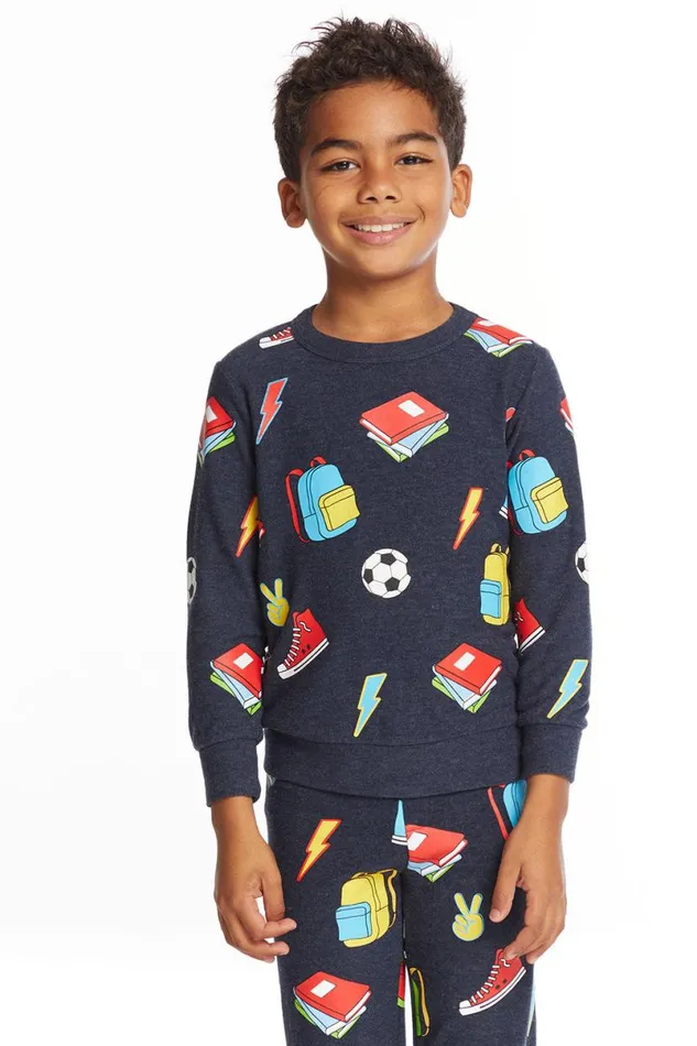 Kids Boys Chaser Brand Back To School Boys Long Sleeve