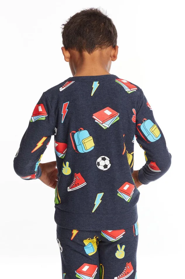 Kids Boys Chaser Brand Back To School Boys Long Sleeve