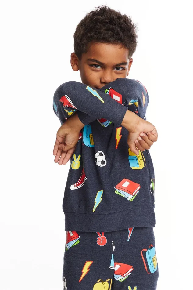 Kids Boys Chaser Brand Back To School Boys Long Sleeve