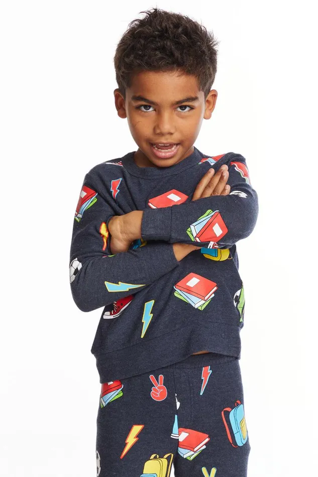Kids Boys Chaser Brand Back To School Boys Long Sleeve