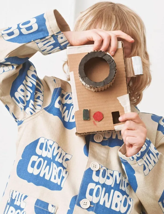 Kids Cosmic Cowboy Print Shirt Creammulticol Stella McCartney Outerwear