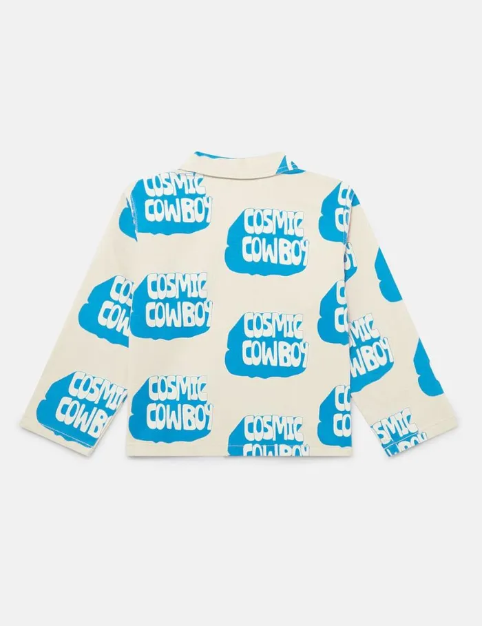 Kids Cosmic Cowboy Print Shirt Creammulticol Stella McCartney Outerwear