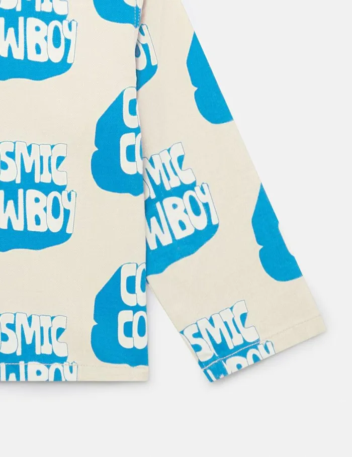 Kids Cosmic Cowboy Print Shirt Creammulticol Stella McCartney Outerwear