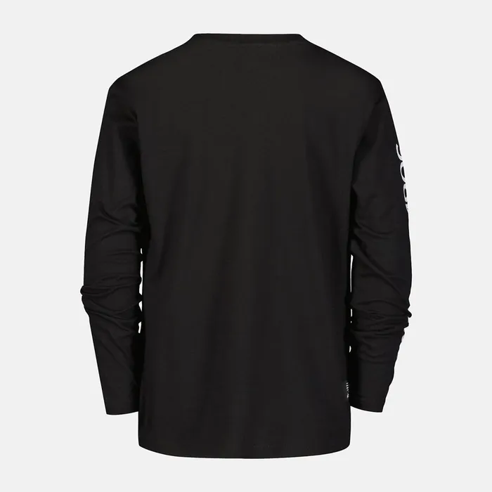 Kids Essential Core Long Sleeve Logo Tee Black New Balance Tops Kids Essential Core Long Sleeve Logo Tee Black New Balance Tops