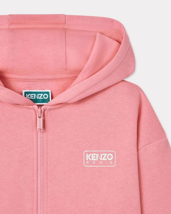 Kids Fleecy Tracksuit Top Dark Rose Kenzo Tshirts And Sweatshirts