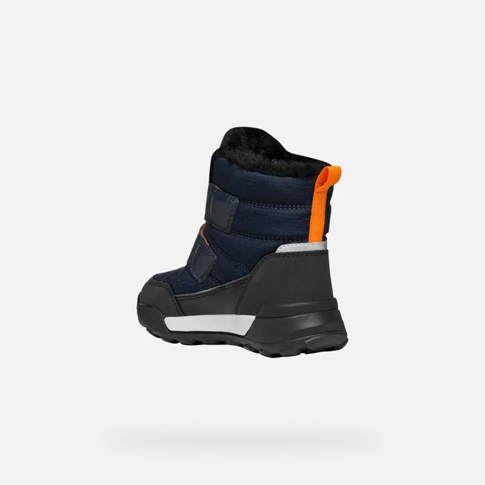 Kids Geox Boots TREKKYUP ABX JUNIOR NavyBlack Waterproof Boots Navyblack