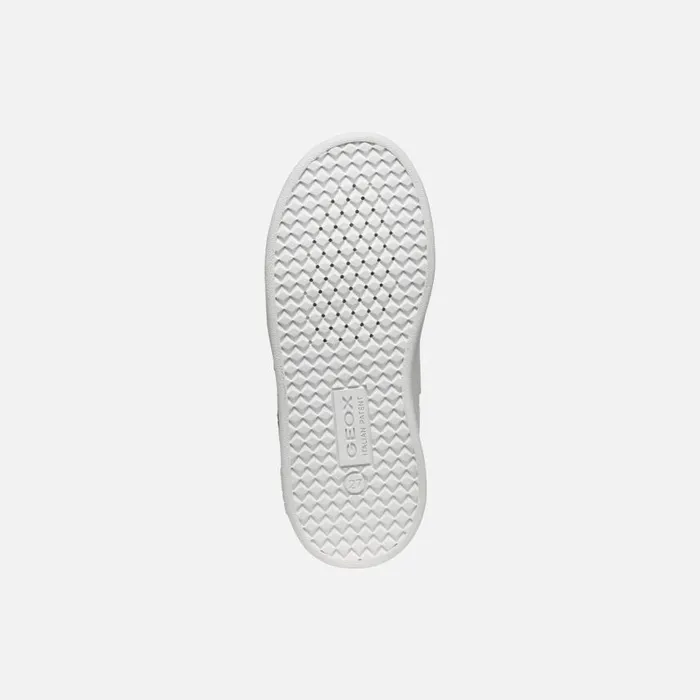 Kids Geox Sneakers ECLYPER GIRL WhiteNavy Low Top Sneakers Whitenavy