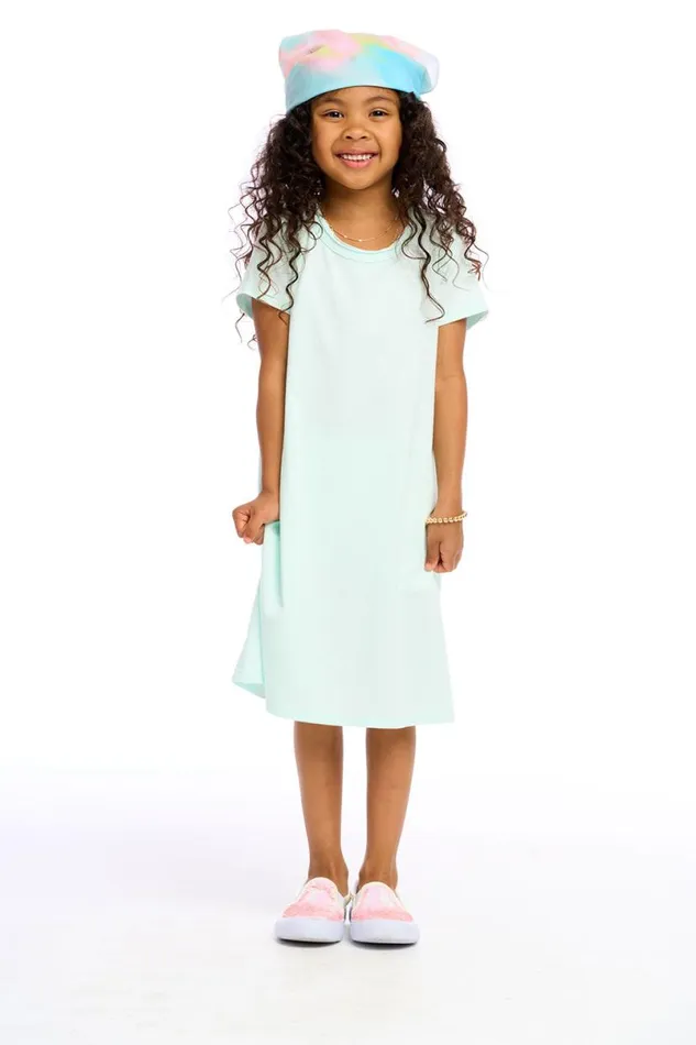 Kids Girls Chaser Brand Girls Cotton Jersey Short Sleeve Shirt Dress