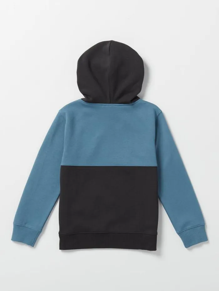 Kids Hoodies and Sweatshirts Volcom Little Boys Divided Hoodie 8211 Indigo Ridge