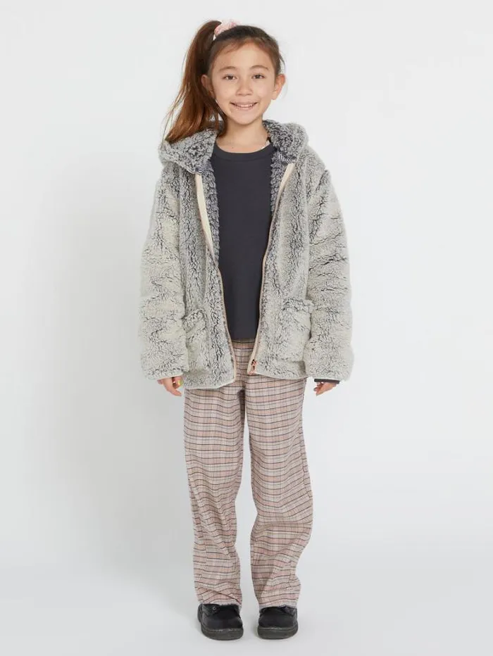 Kids Jackets Volcom Girls Lived In Lounge Phuz Up Jacket 8211 Cream