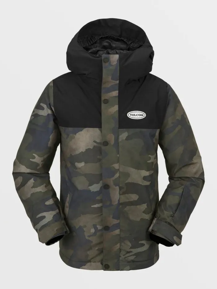 Kids Jackets Volcom Stone 91 Insulated Jacket 8211 Cloudwash Camo