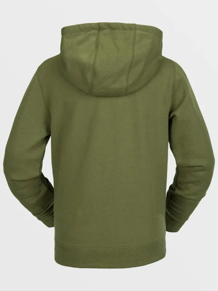 Kids Layering Volcom Hotlapper Fleece Pullover 8211 Military