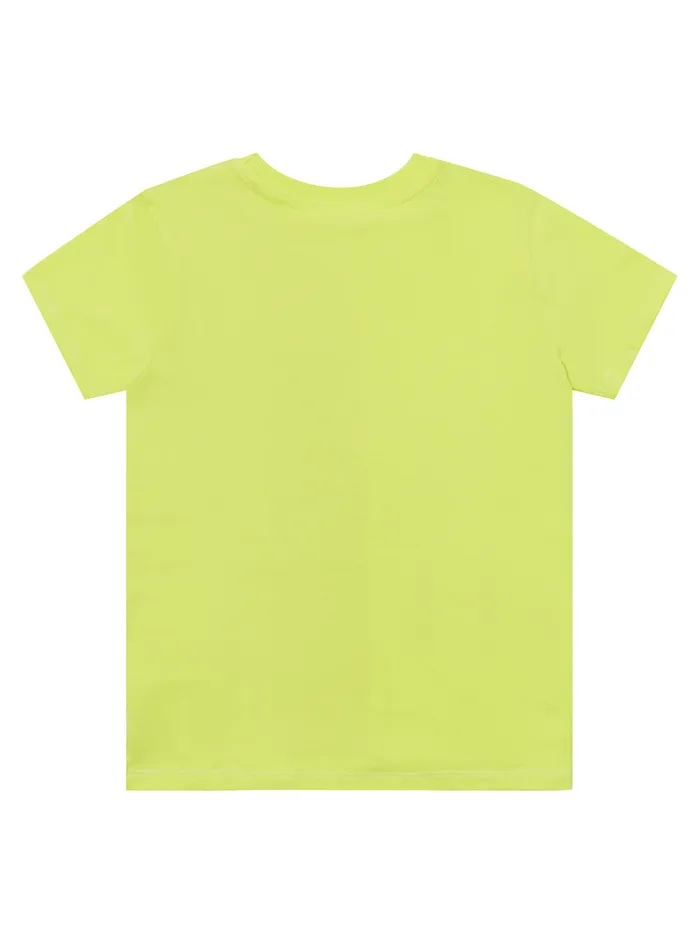 Kids Little Boy GUESS Yellow Logo Print Tshirt 27