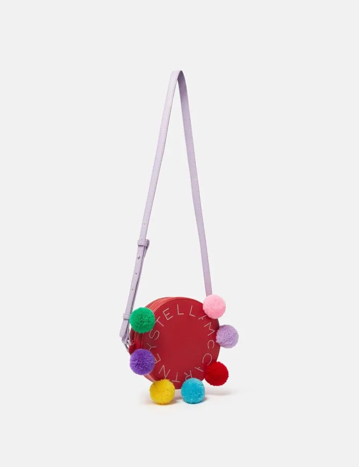 Kids Logo Strap Crossbody Bag Red Stella McCartney Shoes And Bags