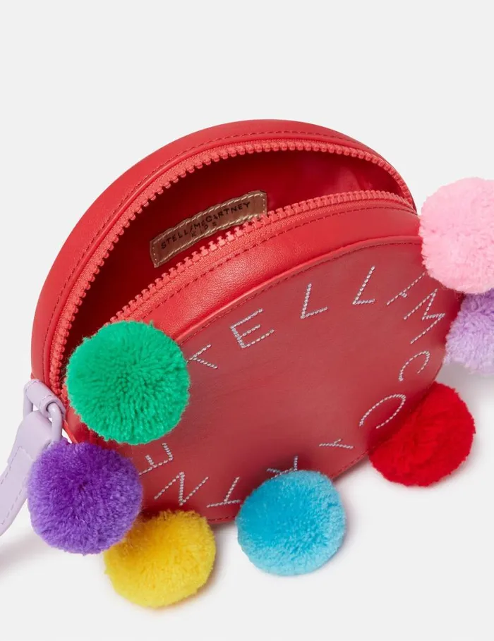 Kids Logo Strap Crossbody Bag Red Stella McCartney Shoes And Bags