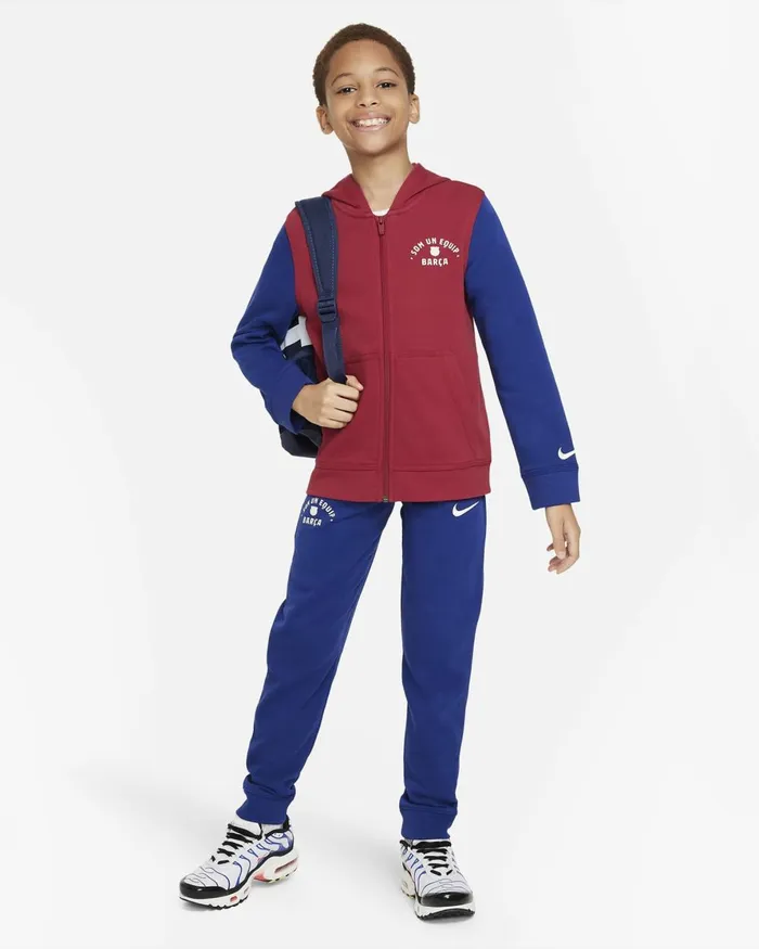 Kids Nike All Clothing FC Barcelona Noble Reddeep Royal Bluepale Ivory