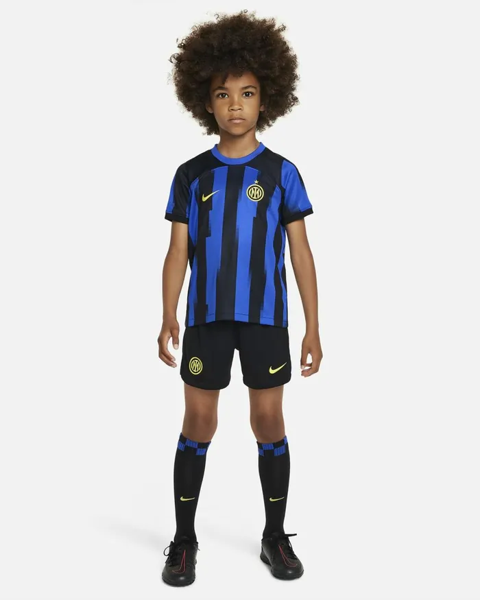 Kids Nike All Clothing Inter Milan 202324 Home Lyon Blueblackvibrant Yellow