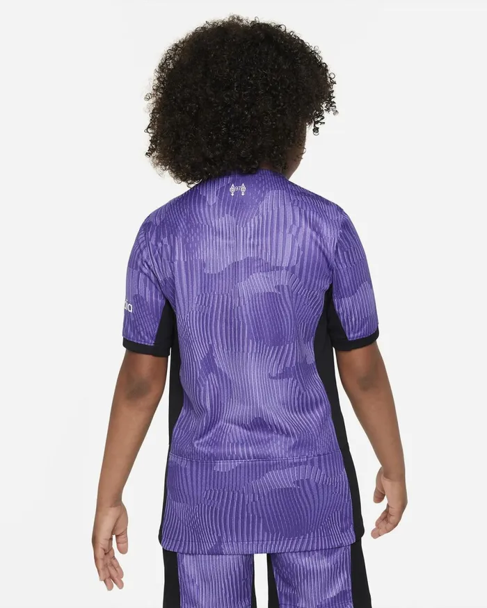 Kids Nike All Clothing Liverpool FC 202324 Stadium Third Space Purplewhite