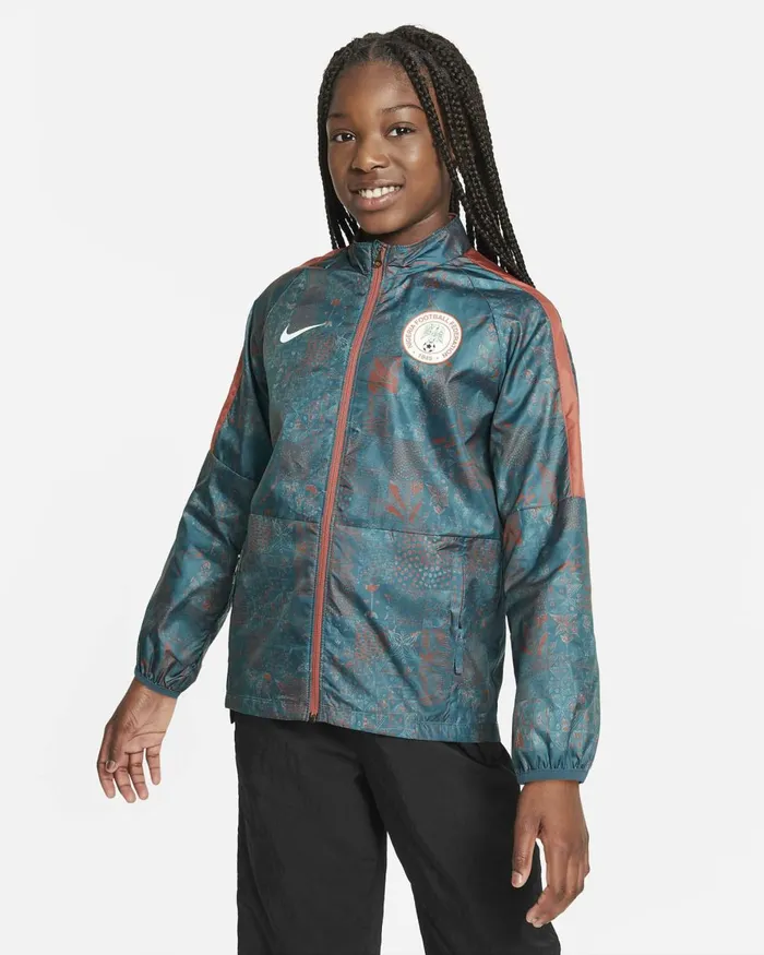 Kids Nike All Clothing Nigeria Repel Academy AWF Dark Teal Greencanyon Rustwhite