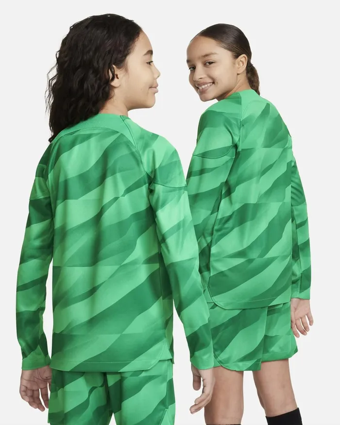 Kids Nike All Clothing Paris SaintGermain 202324 Stadium Goalkeeper Stadium Greenstadium Greenmalachitewhite