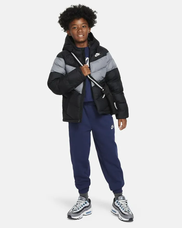 Kids Nike All Clothing Sportswear Blackcool Greywhite