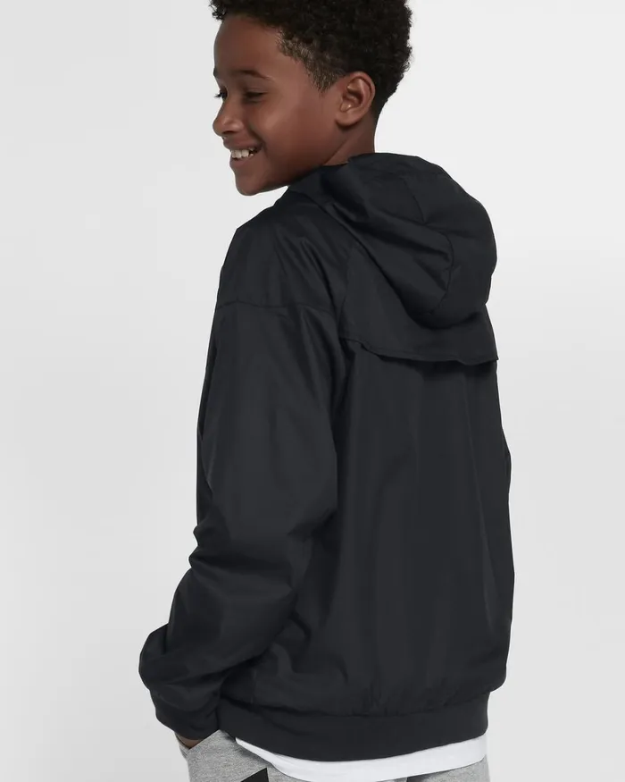 Kids Nike All Clothing Sportswear Windrunner Blackblackblackwhite