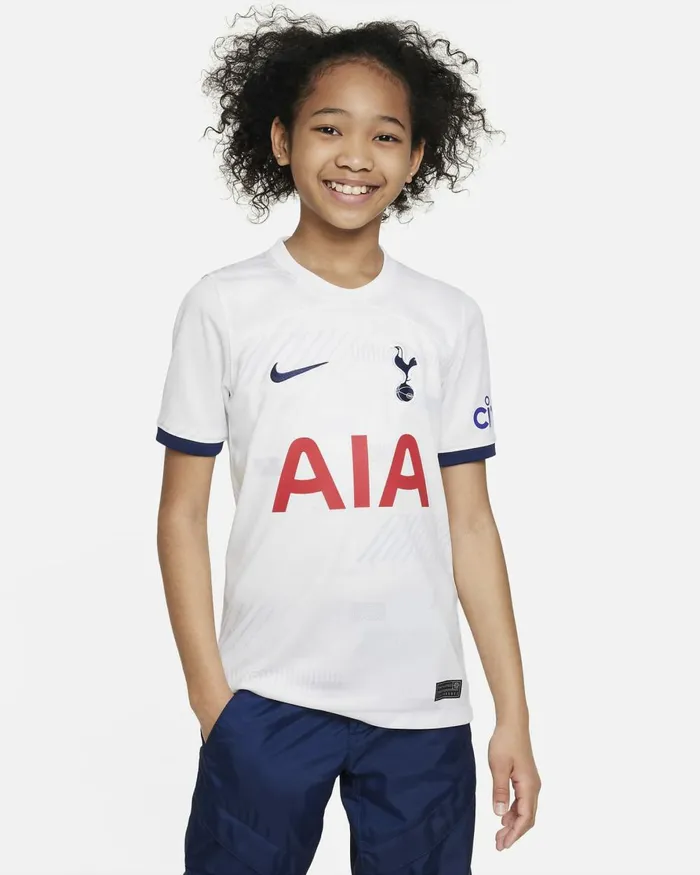 Kids Nike All Clothing Tottenham Hotspur 202324 Stadium Home Whitebinary Blue