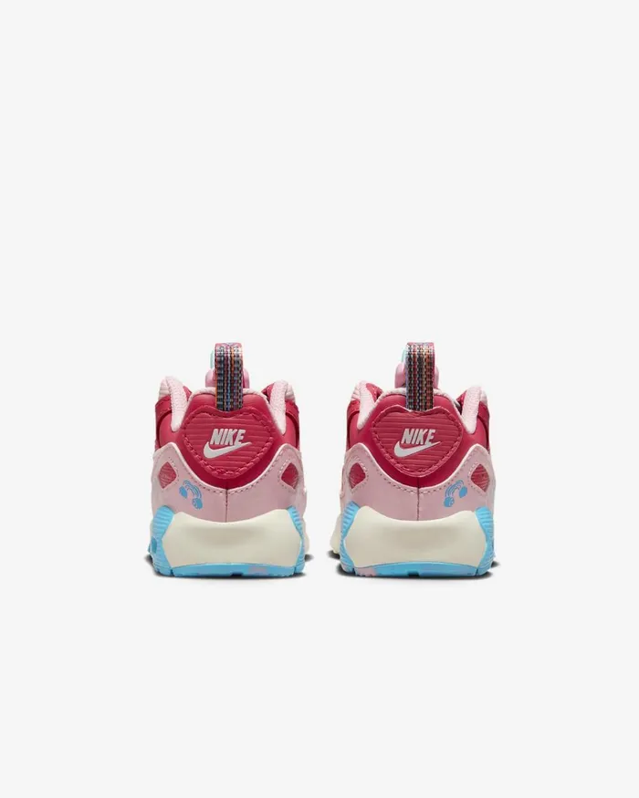 Kids Nike All Shoes Air Max 90 Toggle Light Fusion Redmedium Soft Pinksail