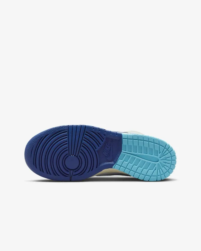 Kids Nike All Shoes Dunk High SE Summit Whitedeep Royal Bluelight Silverbaltic Blue