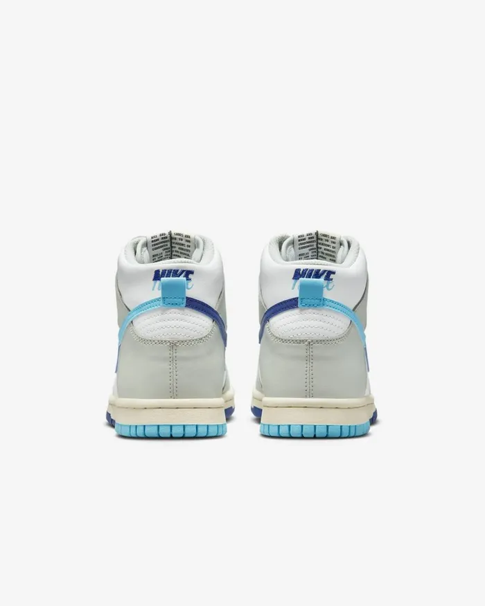 Kids Nike All Shoes Dunk High SE Summit Whitedeep Royal Bluelight Silverbaltic Blue