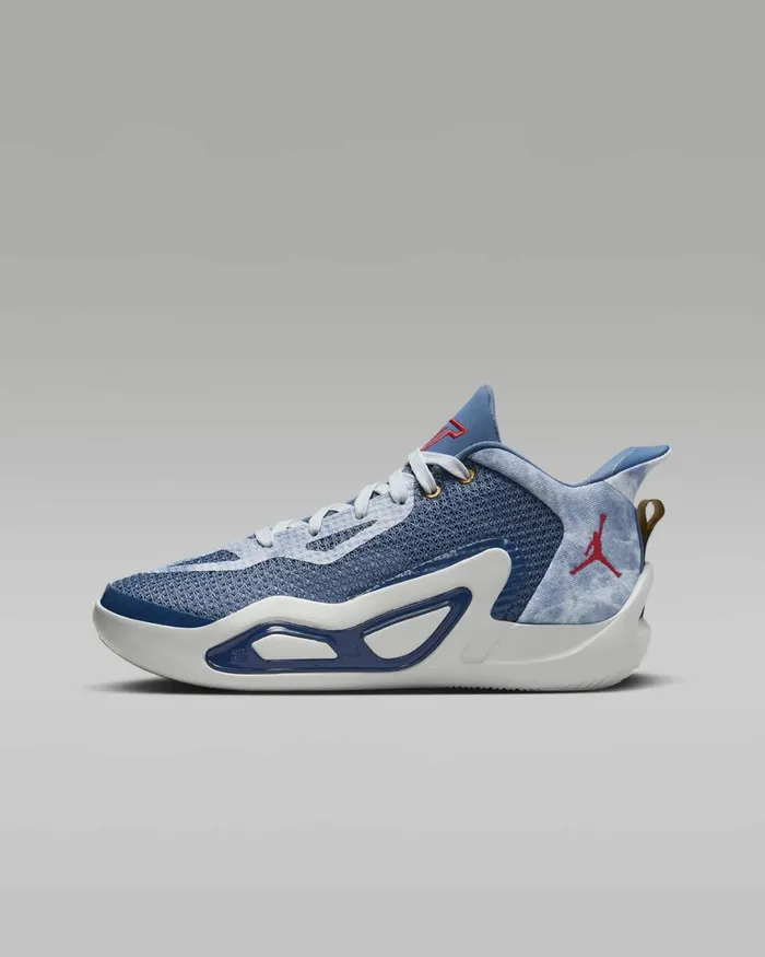 Kids Nike Basketball Tatum 1 Stone Bluemystic Navyphoton Dustuniversity Red