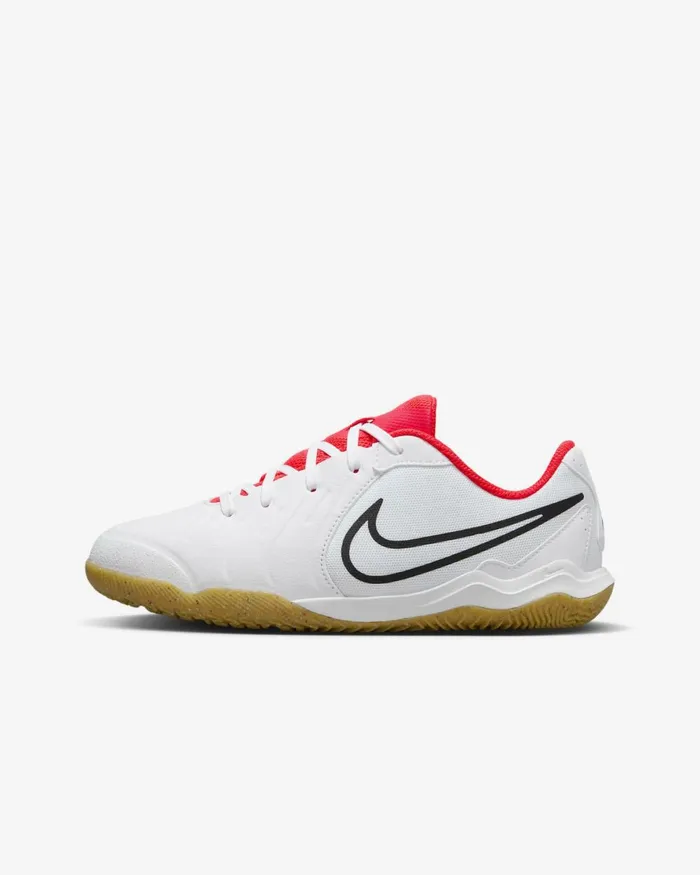 Kids Nike Football Jr Tiempo Legend 10 Academy Whitebright Crimsonblack