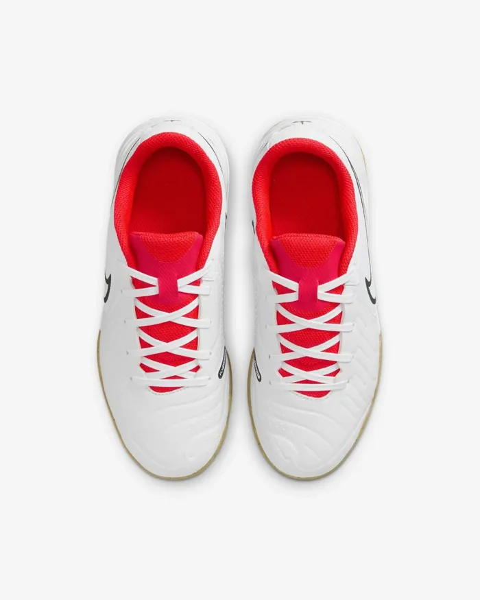 Kids Nike Football Jr Tiempo Legend 10 Academy Whitebright Crimsonblack