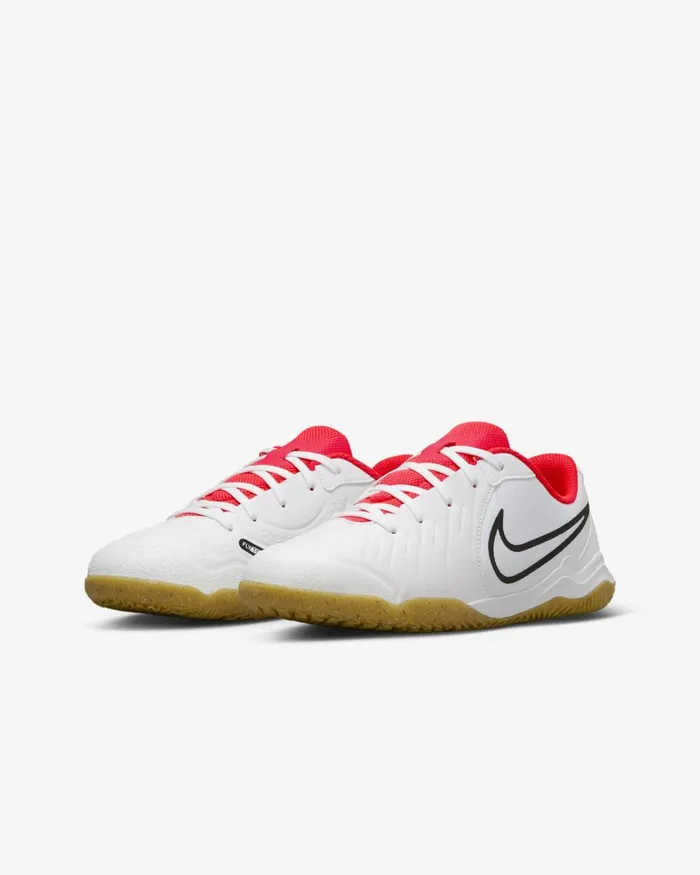 Kids Nike Football Jr Tiempo Legend 10 Academy Whitebright Crimsonblack
