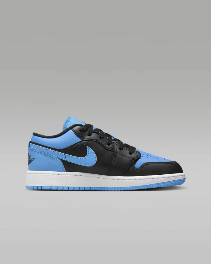 Kids Nike Jordan Air Jordan 1 Low Blackuniversity Bluewhiteblack