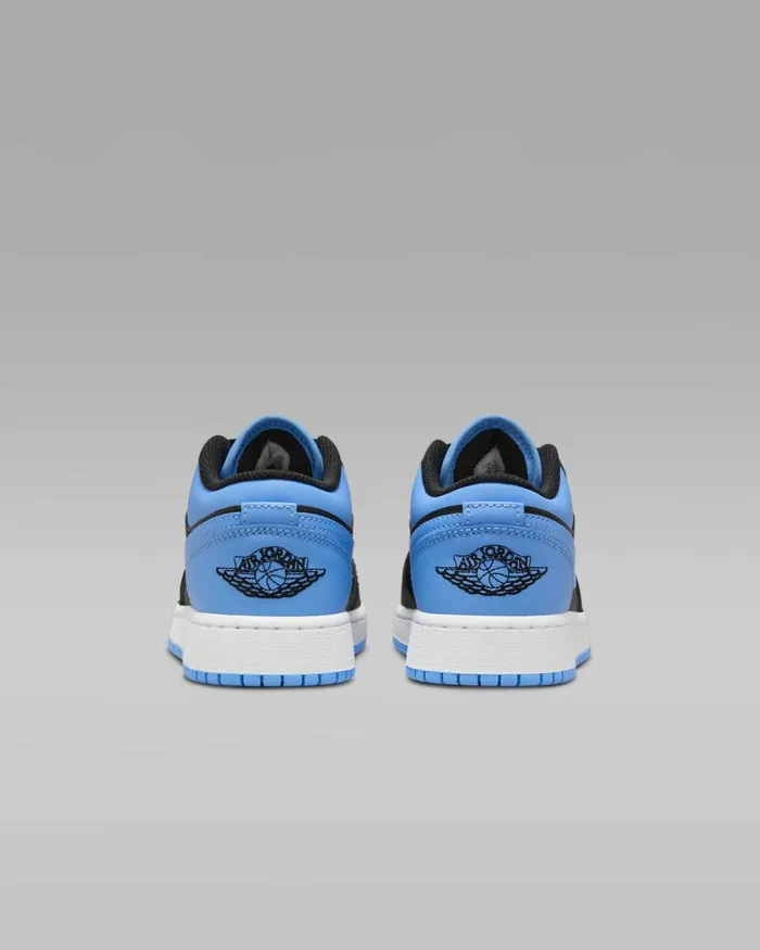 Kids Nike Jordan Air Jordan 1 Low Blackuniversity Bluewhiteblack