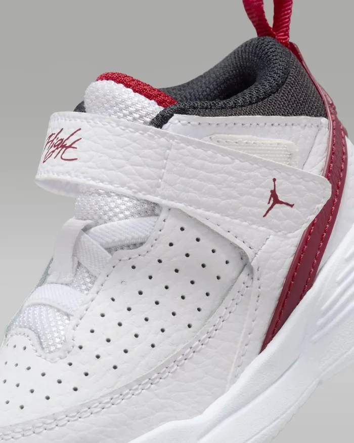 Kids Nike Jordan Jordan Max Aura 5 Whitevarsity Redwolf Greyblack