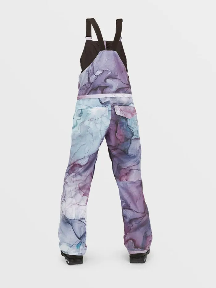 Kids Pants Volcom Barkley Insulated Bib Overalls 8211 Glacier Ink