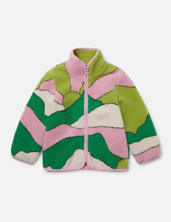 Kids Sunrise Scene Fleece Multi Mix Stella McCartney Outerwear