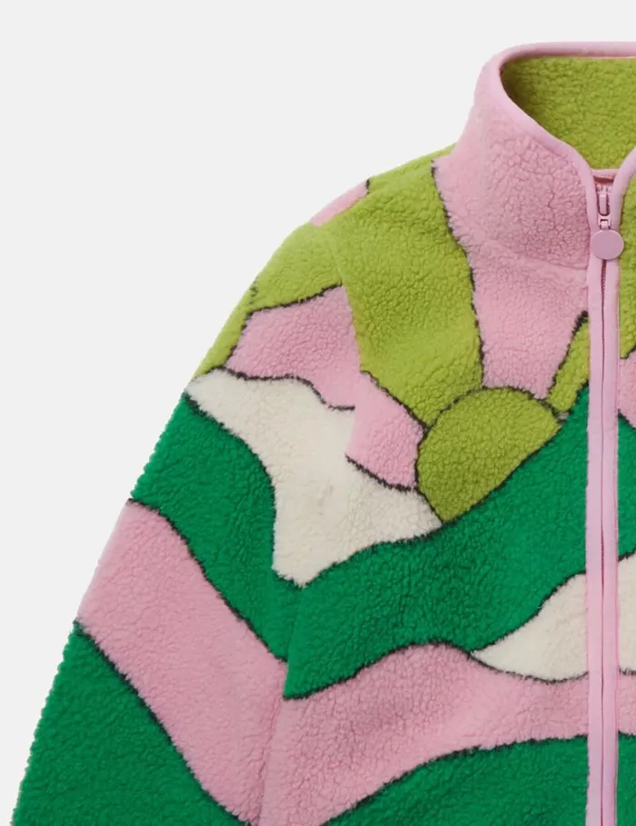 Kids Sunrise Scene Fleece Multi Mix Stella McCartney Outerwear Kids Sunrise Scene Fleece Multi Mix Stella McCartney Outerwear