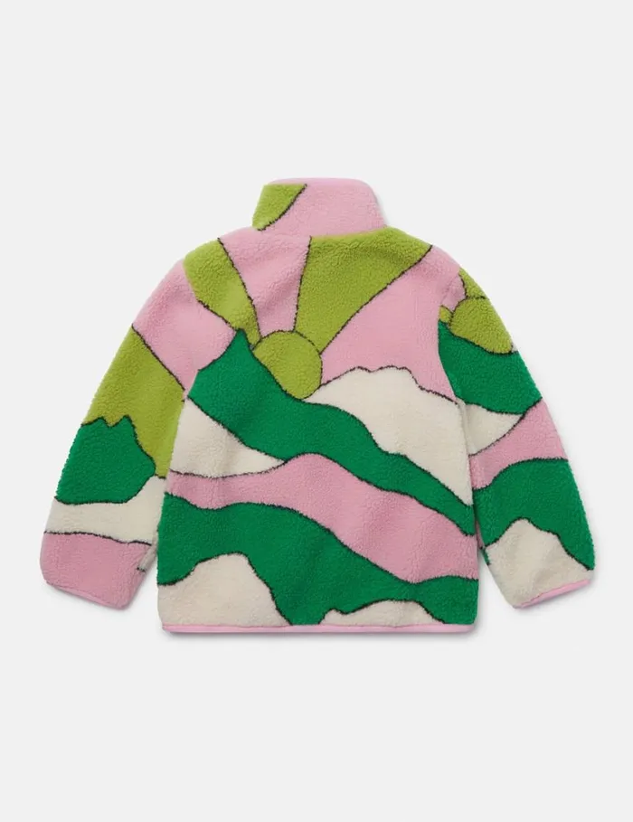 Kids Sunrise Scene Fleece Multi Mix Stella McCartney Outerwear Kids Sunrise Scene Fleece Multi Mix Stella McCartney Outerwear